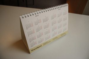 2012年の特製カレンダー